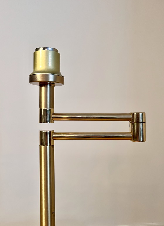 Image 1 of ✨ Schwere Tischleuchte aus Messing – im Stil von Sölken Leuchten ✨