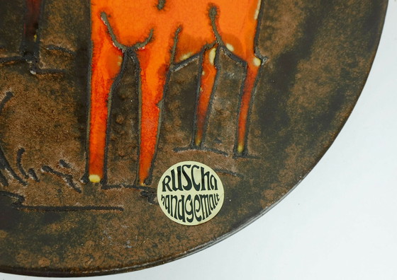 Image 1 of Ruscha 70er Jahre Wandteller