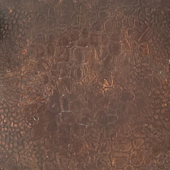 Image 1 of 2x Thonet B751 - Klappstuhl - Alligatormuster (völlig original selten)