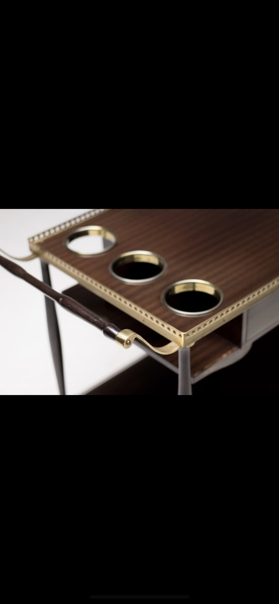 Image 1 of Aldo Tura Italienischer Barwagen aus den 1960er Jahren