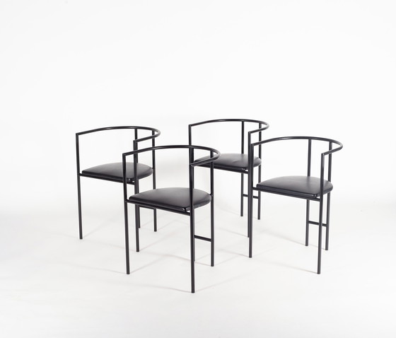 Image 1 of 4x postmoderner 1980er Stuhl