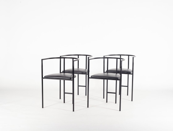 Image 1 of 4x postmoderner 1980er Stuhl