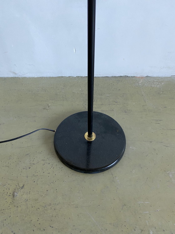 Image 1 of Stehlampe aus Metall und Messing von Itsu, Finnland, 1950er