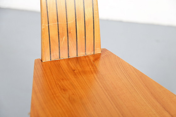 Image 1 of 2x Cherry Pearl Dot Plank Back Chairs von Robert Williams