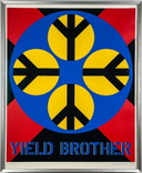 Robert Indiana – Yield Brother, 1971 – Siebdruck auf dickem Velinpapier. Professionell gerahmtes Museumsglas