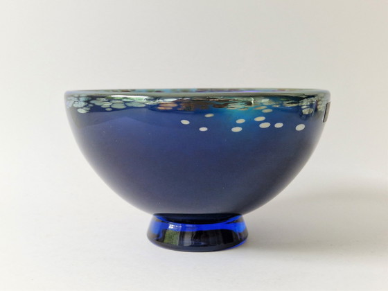 Image 1 of Michael Ahlefeldt-Laurvig - Schillernde Glasschale - Studioglas