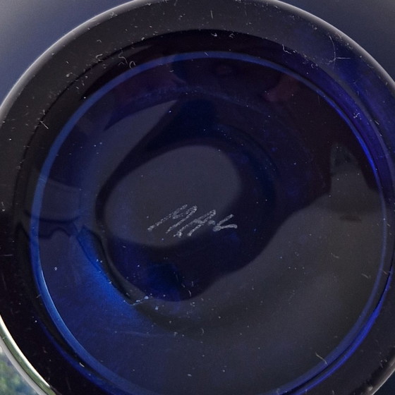 Image 1 of Michael Ahlefeldt-Laurvig - Schillernde Glasschale - Studioglas