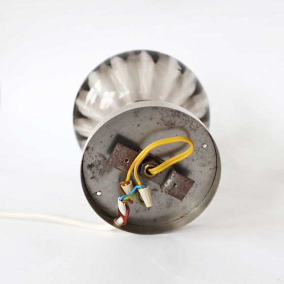 Image 1 of Vintage Rauchglaslampe