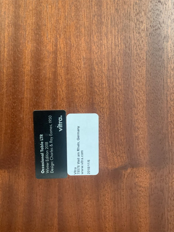 Image 1 of Eames LTR Beistelltisch in Mahonie