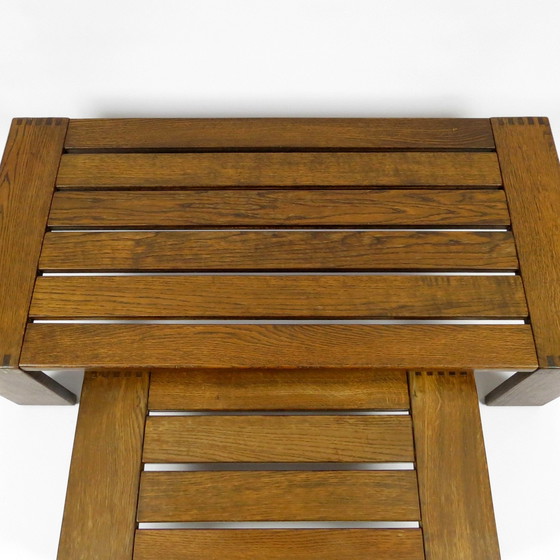 Image 1 of Set aus 2 „Schwalbenschwanz“-Couchtischen, 1970er Jahre