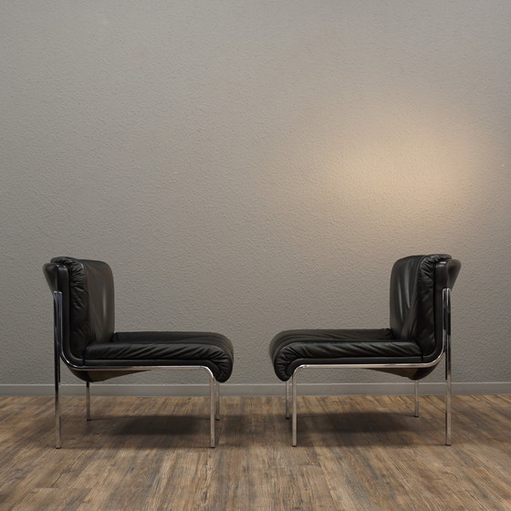 Image 1 of 2x Girsberger 1200 Eurochair Sessel Leder