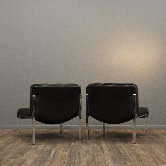 Image 1 of 2x Girsberger 1200 Eurochair Sessel Leder