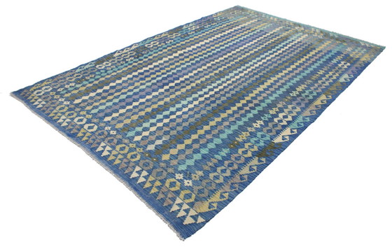 Image 1 of Original Old Style Kelim Afghan 296 X 197 Cm Top Zustand