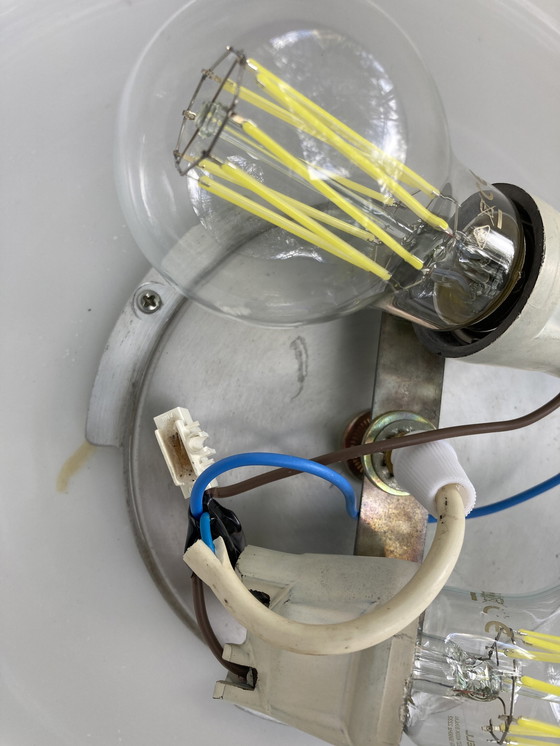 Image 1 of Große Hängeleuchte Harvey Guzzini Made in Italy, Vintage 70er Jahre