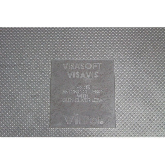 Image 1 of 6 Stühle aus Vintage-Leder von Antonio Citterio für Vitra