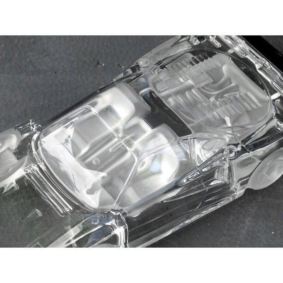 Image 1 of Vintage Ferrari F40 aus Kristall und Edelstahl von Arnolfo di Cambio, Italien 1980