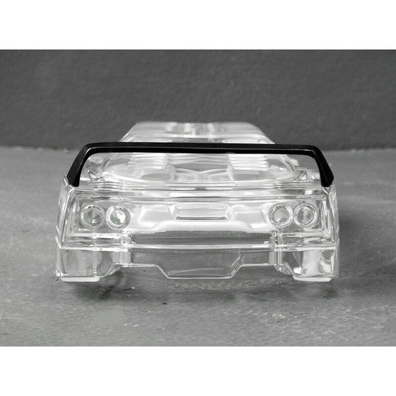 Image 1 of Vintage Ferrari F40 aus Kristall und Edelstahl von Arnolfo di Cambio, Italien 1980