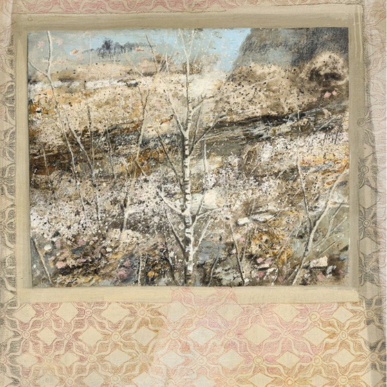 Image 1 of Öl auf Leinwand vintage "Fiori und finestra" von Giuseppe Banchieri, 1979