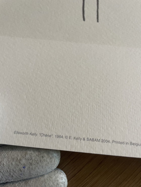 Image 1 of Ellsworth Kelly (1923-2015), Chêne, 1964, Copyright E.Kelly & Sabam 2004, Gedruckt in Belgien