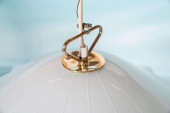 Image 1 of Vintage Glas-Pendelleuchte Kalmar Fazzoletto