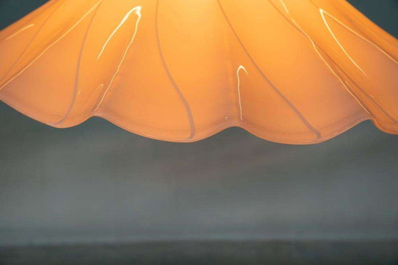 Image 1 of Vintage Glas-Pendelleuchte Kalmar Fazzoletto