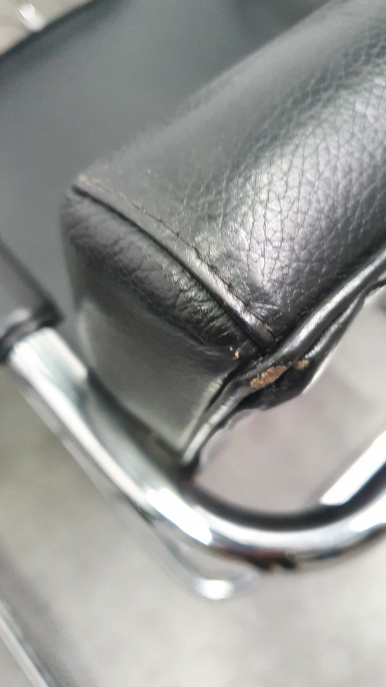 Image 1 of 8x Ludwig Mies van der Rohe Fasem Italien Stuhl