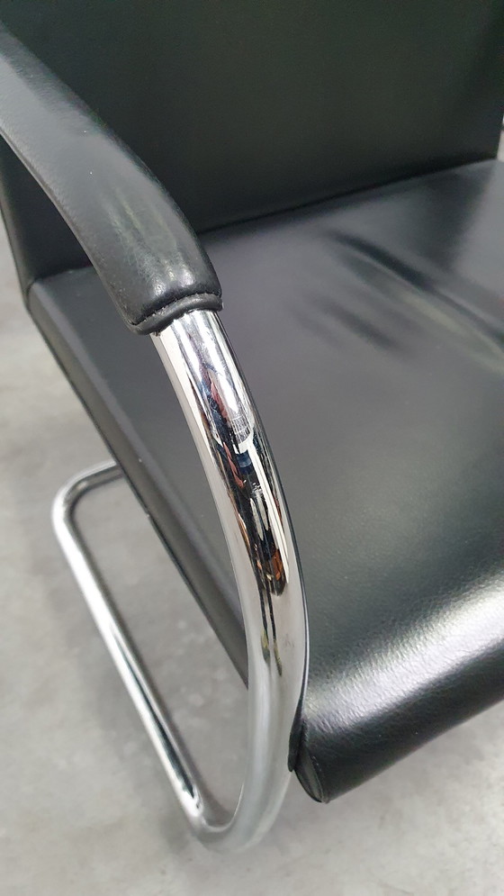 Image 1 of 8x Ludwig Mies van der Rohe Fasem Italien Stuhl