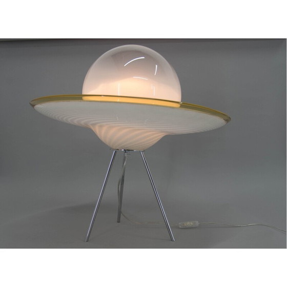 Image 1 of Italienische Tischlampe aus Muranoglas, 2000er Jahre