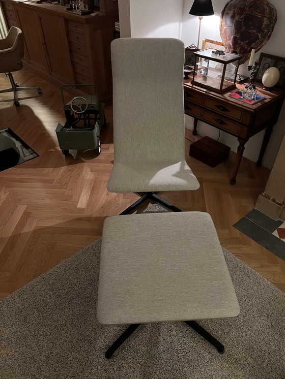 Image 1 of Lounge Sessel + Ottoman von Alain Berteau by Bulo