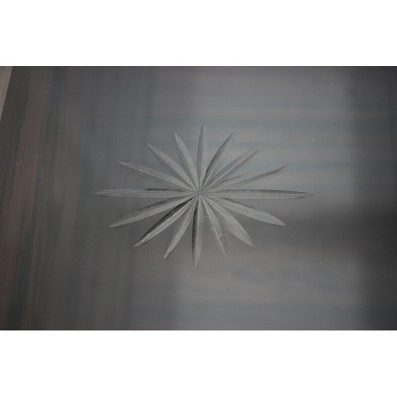 Image 1 of Vintage Art Deco Vitrine in Palisander und Glas, Tschechoslowakei 1930er Jahre