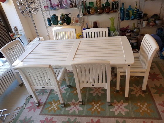 Image 1 of Eden Kollektion Esstischgruppe von Kerstin Hörlin-Holmquist, 1970S