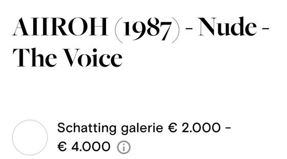 Image 1 of AIIROH – Nackt – Die Stimme