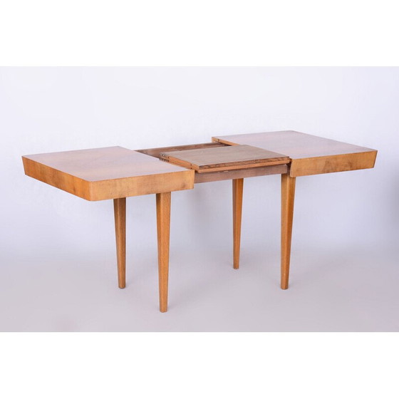 Image 1 of Eichenholztisch im Art déco-Stil von Jindrich Halabala für Up Zavody, Tschechoslowakei 1940