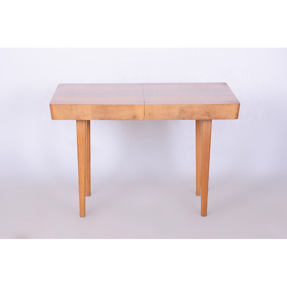 Image 1 of Eichenholztisch im Art déco-Stil von Jindrich Halabala für Up Zavody, Tschechoslowakei 1940
