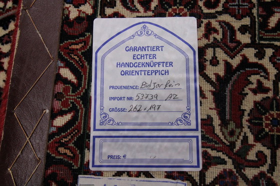 Image 1 of Original Handgeknüpfter Perserteppich Bidjar Takab Sehr Fein Geknüpft 262 X 197 Cm Top Zustand