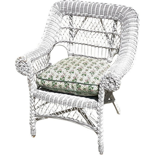 Vintage Rattan-Kindersessel, 1980