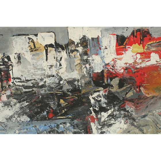 Image 1 of Vintage Öl auf Karton von Nils Böcklin, 1960er Jahre