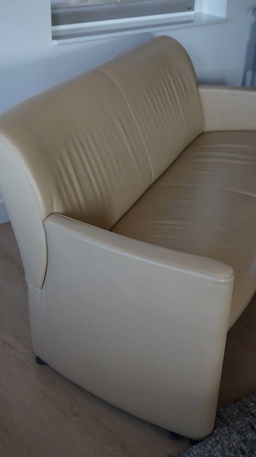 Leolux Sofa 2.5 Sitzer Leder beige