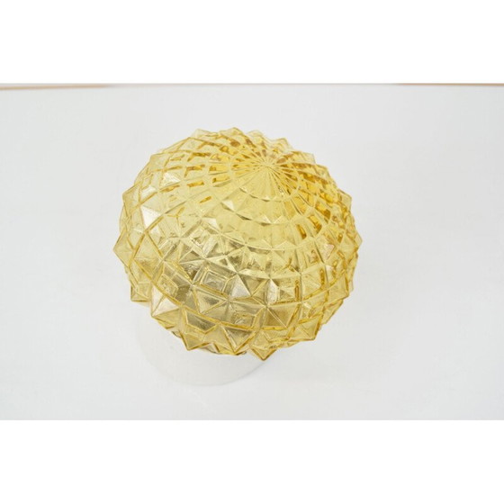 Image 1 of Klassische Wandlampe aus Glas und Keramik, Tschechoslowakei 1960