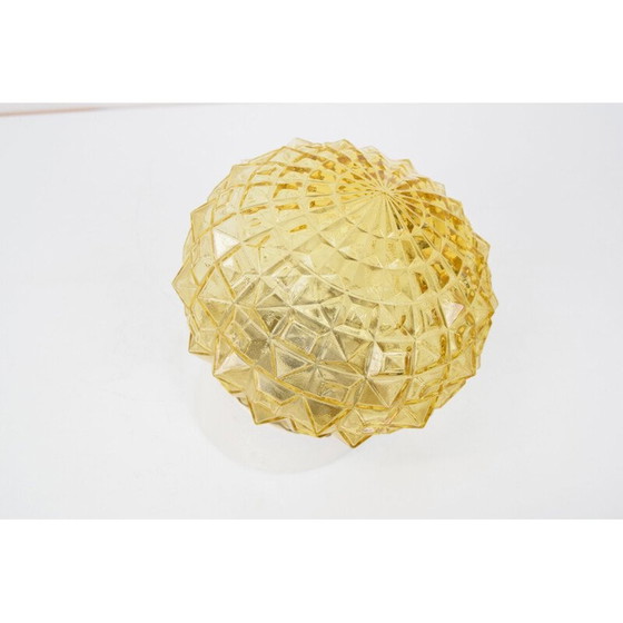 Image 1 of Klassische Wandlampe aus Glas und Keramik, Tschechoslowakei 1960