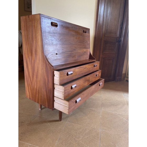 Image 1 of Skandinavischer Vintage-Schreibtisch aus Teakholz von Arne Wahl Iversen