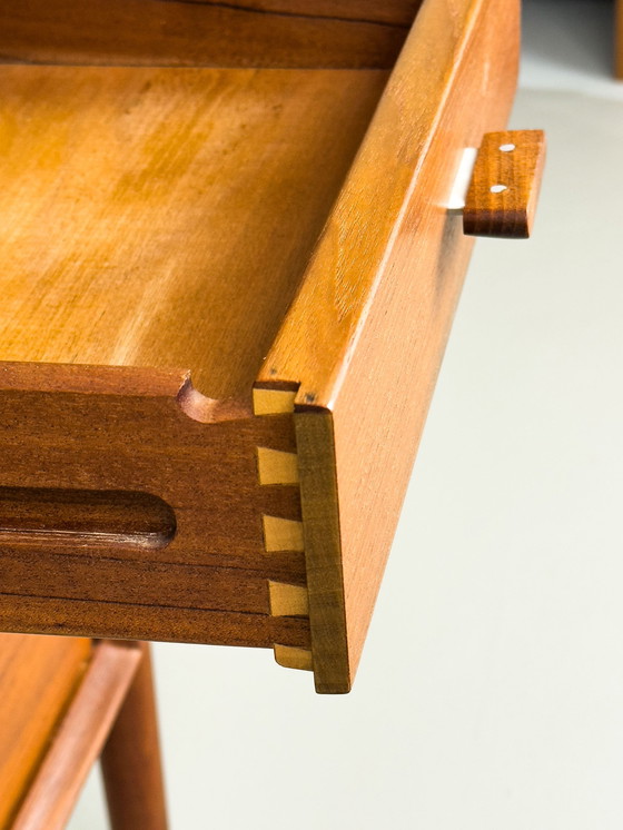 Image 1 of Teak Model 207 Desk By Arne Vodder For Sibast, 1960S