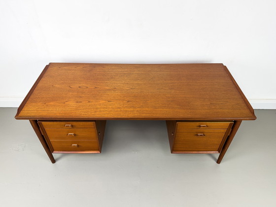 Image 1 of Teak Model 207 Desk By Arne Vodder For Sibast, 1960S