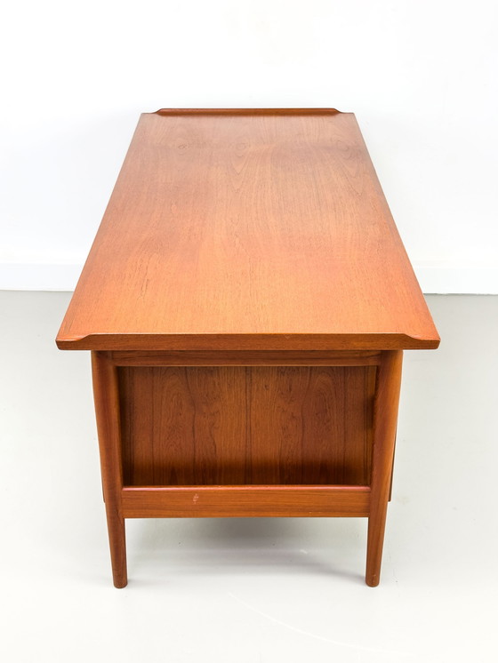 Image 1 of Teak Model 207 Desk By Arne Vodder For Sibast, 1960S