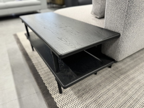 Image 1 of Rolf Benz Volo Sofa schwarz weißer Stoff inkl. Tisch