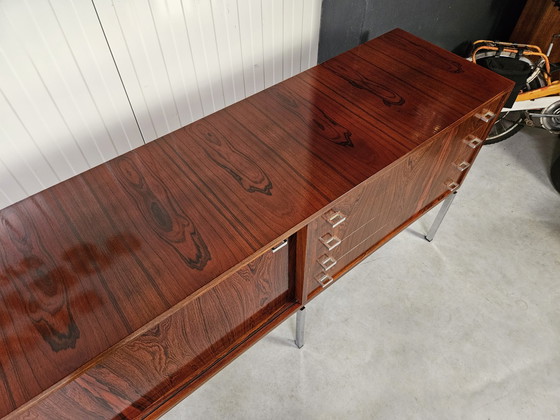 Image 1 of Vintage Palisander/Chrom Anrichte, Top Zustand