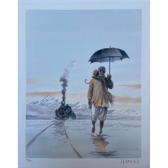 Image 1 of Vintage-Lithographie india dreams 2 von Jean-Francois Charles