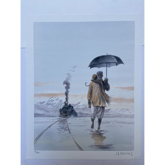 Image 1 of Vintage-Lithographie india dreams 2 von Jean-Francois Charles