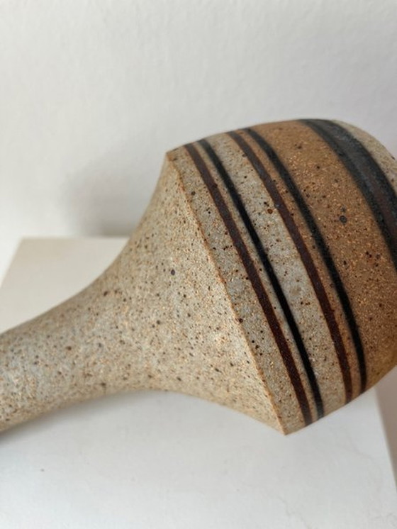 Image 1 of Jesper Packness Dänische Vintage Steinzeug Tischlampe Lampenfuss 1970