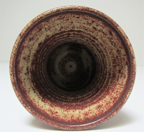 Image 1 of Accolay Vase Keramik Vegetationsdekor Signiert